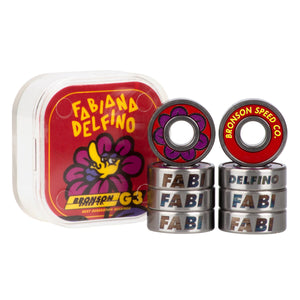 Bronson Speed Fabiana Delfino Pro Skateboard Bearings G3 – Set of 8
