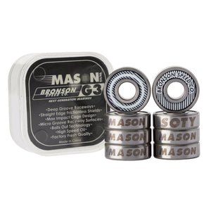 Bronson Speed Mason Silva Pro Skateboard Bearings G3 – Set of 8