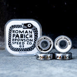 Bronson Speed Roman Pabich Pro Skateboard Bearings G3 – Set of 8