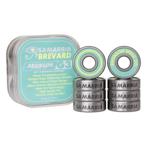 Bronson Speed Samarria Brevard Pro Skateboard Bearings G3 – Set of 8