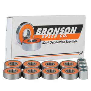 Bronson Speed Skateboard Bearings G2 – Set of 8