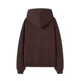 Bucket Box Zipper Hoodie - Brown