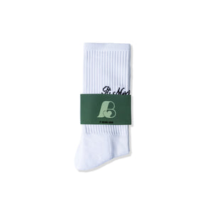 Bueno Script Logo Socks – White