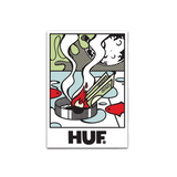 HUF Burning Away Sticker - Multi