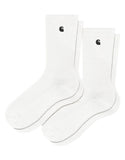 Carhartt WIP Madison Pack Socks – White / Black + White / Black