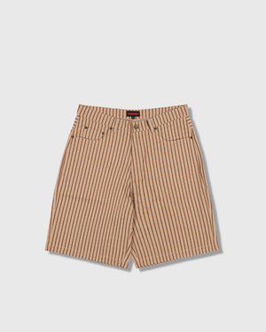 Pleasures Cat Mirror Shorts - Beige