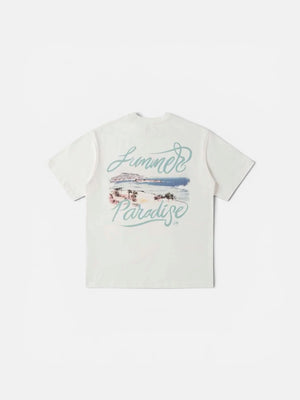 Bucket Box Paradise Tee - White