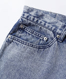XLarge Chemical Wide Denim Pants - Indigo