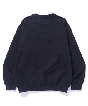 XLarge Chenille Standard Logo Crewneck Sweatshirt - Black
