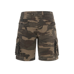 No Bad Vibez Soldier Shorts - Camo