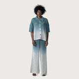 Honor The Gift Crochet Ombre Pant - Green