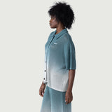 Honor The Gift Crochet Ombre Shirt – Green
