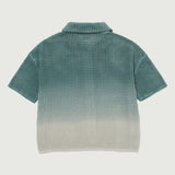 Honor The Gift Crochet Ombre Shirt – Green