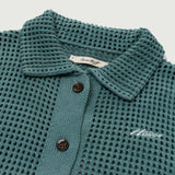 Honor The Gift Crochet Ombre Shirt – Green