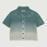 Honor The Gift Crochet Ombre Shirt – Green