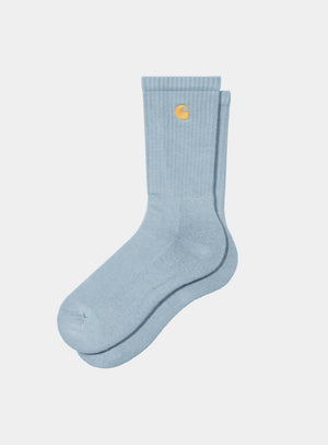 Carhartt WIP Chase Socks - Frosted Blue/Gold