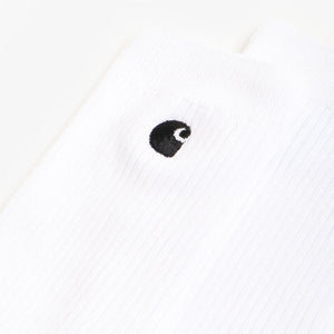 Carhartt WIP Madison Pack Socks – White / Black + White / Black