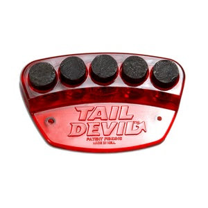 Tail Devil Skateboard Spark Plate – Red