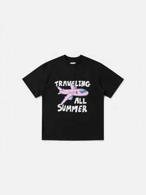Bucket Box Traveling All Summer Tee - Black