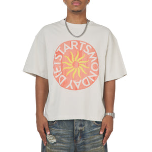 Diet Starts Monday Sol Tee - Antique White/Washed Red