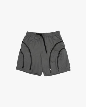 EPTM Double Zip Shorts – Grey
