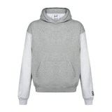 No Bad Vibez Light Sleeves Hoodie - Ash Gray