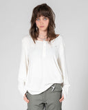 Puppet Theater Ultrafine Cotton Henley - Cream
