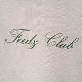 Feedz Life Feedz Club Women Cropped Zip  Sweatshirt - Ash