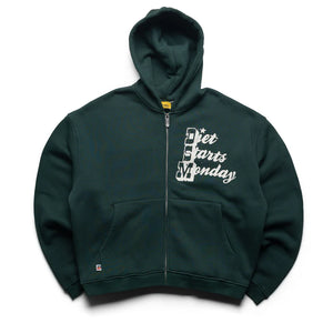 Diet Starts Monday Star Full Zip Sweatshirt – Pine