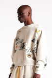 Diet Starts Monday Doodle Crewneck Sweatshirt – Heather Grey