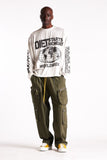Diet Starts Monday Worldwide Long Sleeve Tee – Antique White