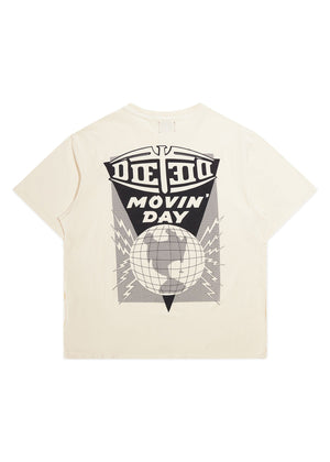 Diet Starts Monday Movin Day Tee - Antique White