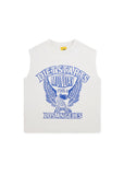 Diet Starts Monday Eagle84 Cut Off Tee – Antique White/Navy