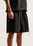 Diet Starts Monday Canvas Cargo Short - Black