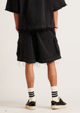 Diet Starts Monday Canvas Cargo Short - Black