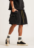 Diet Starts Monday Canvas Cargo Short - Black