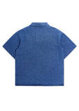 Diet Starts Monday Dropoff Button Up Shirt - Indigo/Red