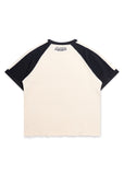 Diet Starts Monday Heaven Or Hell Raglan Tee - Cream/Vintage Black