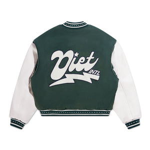 Diet Starts Monday Denim Bomber - Hunter/Cream