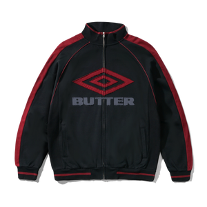 Butter Goods X Umbro Diamond Fleece Zip-Thru Jacket - Black