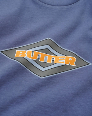 Butter Goods X Umbro Diamond Logo Tee - Pacific