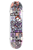 Push Skatebording Don Pendleton Collage Guest Complete Skateboard - Multi 8.25