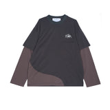 Jungles Jungles Double Layer Long Sleeve Tee - Phantom Shark