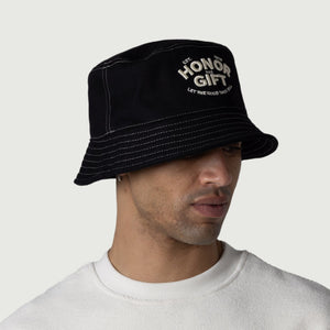 Honor The Gift Est. 1988 Bucket Hat - Black