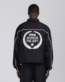 Honor the Gift Honeycomb Track Jacket - Black