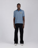 Honor the Gift Striped Knit Polo - Indigo