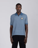 Honor the Gift Striped Knit Polo - Indigo