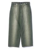 XLarge Faded Baggy Denim Pants - Olive