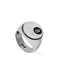 TwoJeys 8 Ball Ring – Silver
