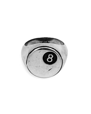 TwoJeys 8 Ball Ring – Silver